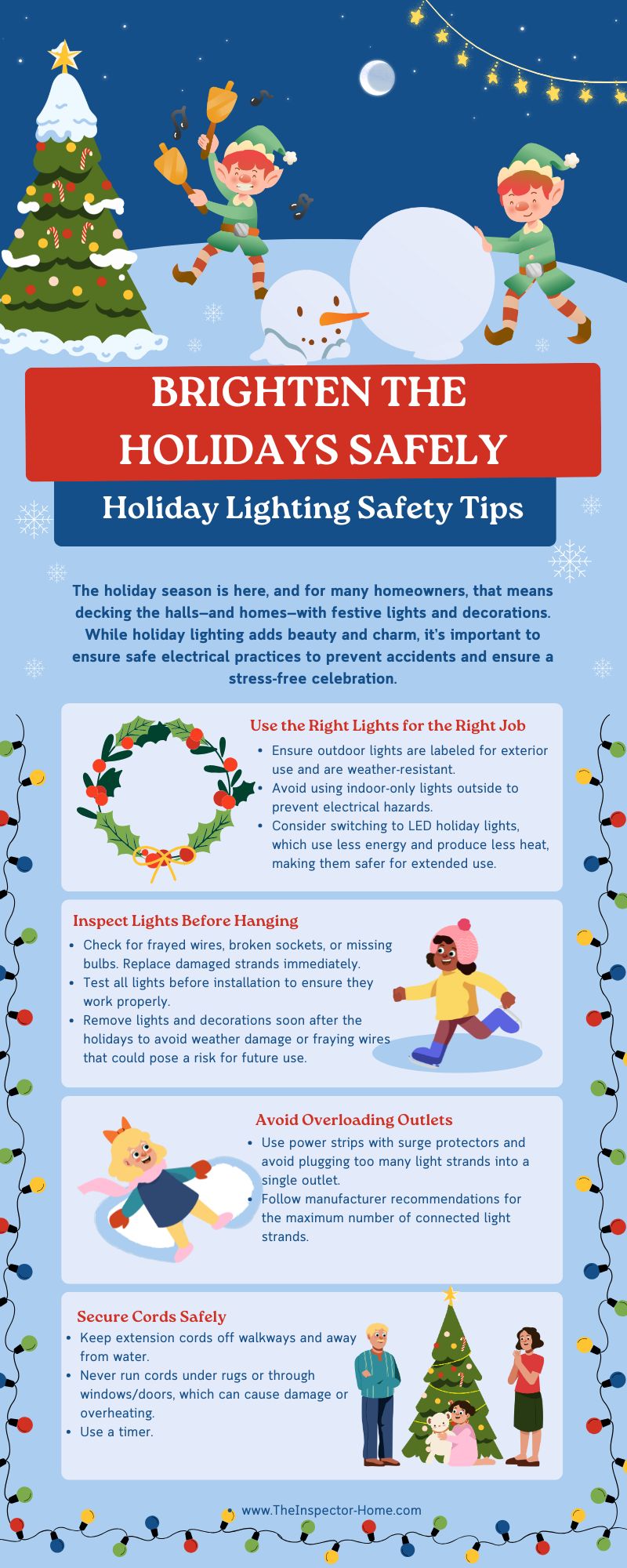 Brighten the Holidays Safely: Electrical Tips for Festive Lighting 💡🎄